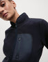 Funnel Neck Fleece Jacket